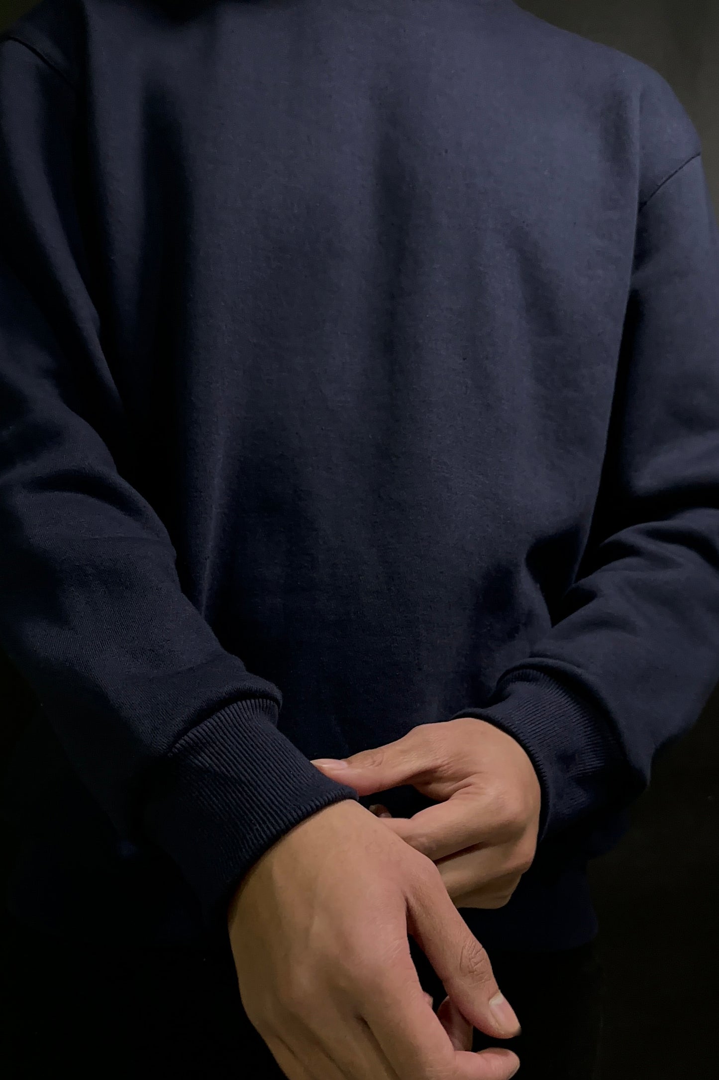 Oversized Navy Blue Sweatshirt