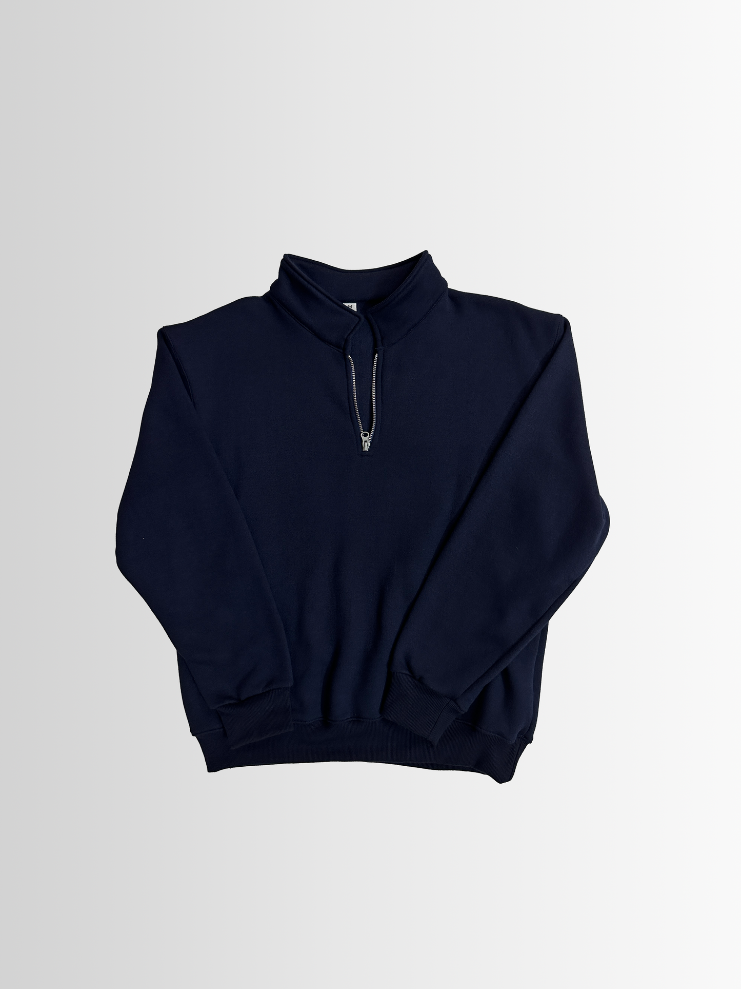 Navy Half Zipper Sweatshirt