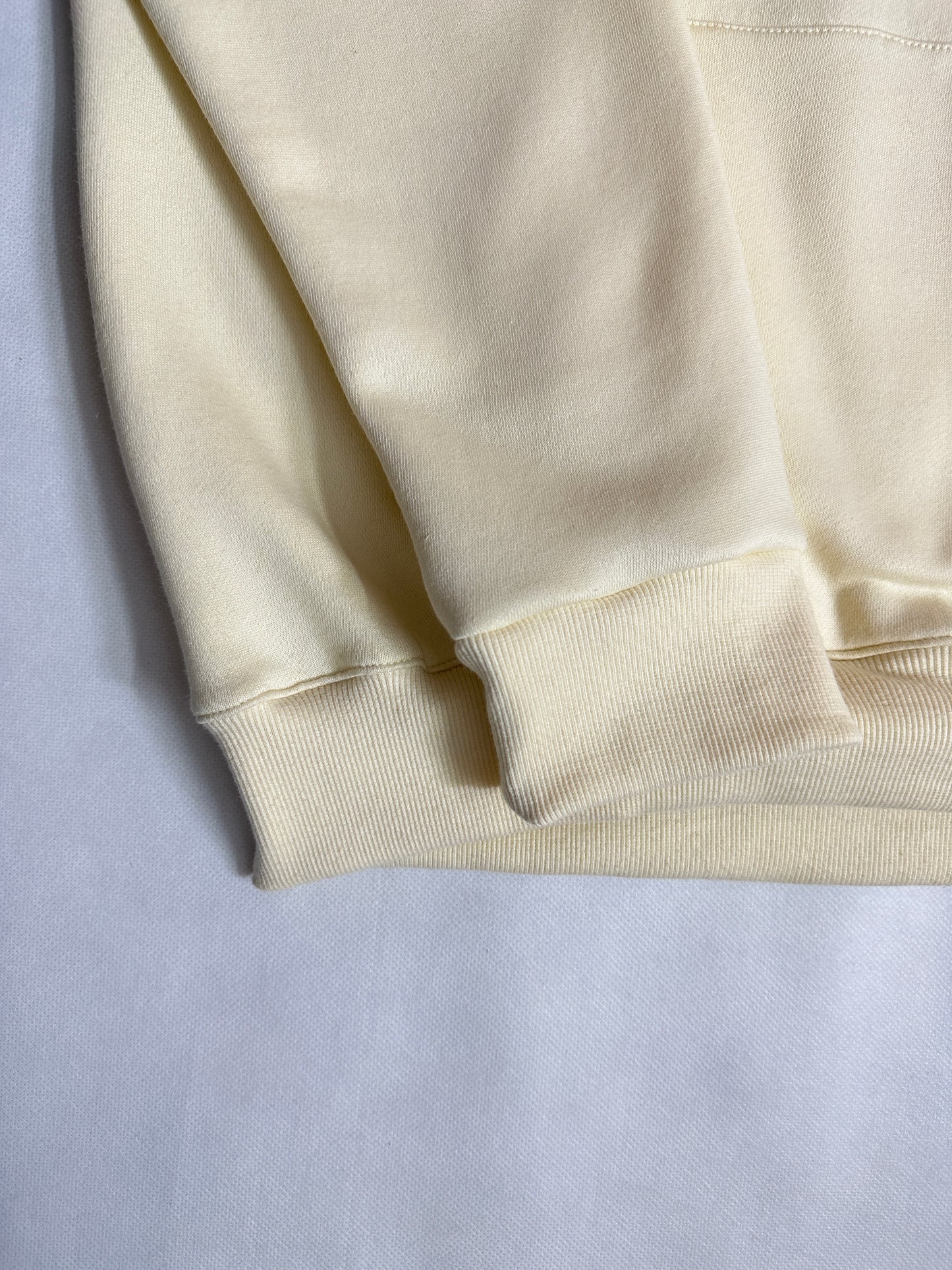 Drop Shoulder Beige Hoodie